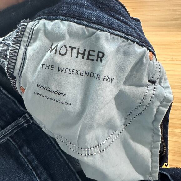 Mother Denim The Weekender Fray Mint Condition High Rise Flare Jean,Size 32, EUC - Picture 4 of 8